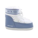 Moon Boot Icon Low Nylon Elephant Grey White - Image 2