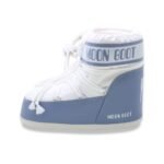 Moon Boot Icon Low Nylon Elephant Grey White - Image 3