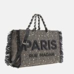 Rue Madam Paris Harris Tote Black