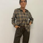 Ste Camicia A35 Beige Blu