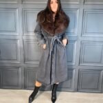 Ste Cappotto Dl3 Denim Nero