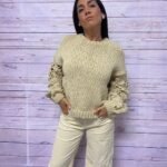 Ste Maglione Uncinetto Taupe